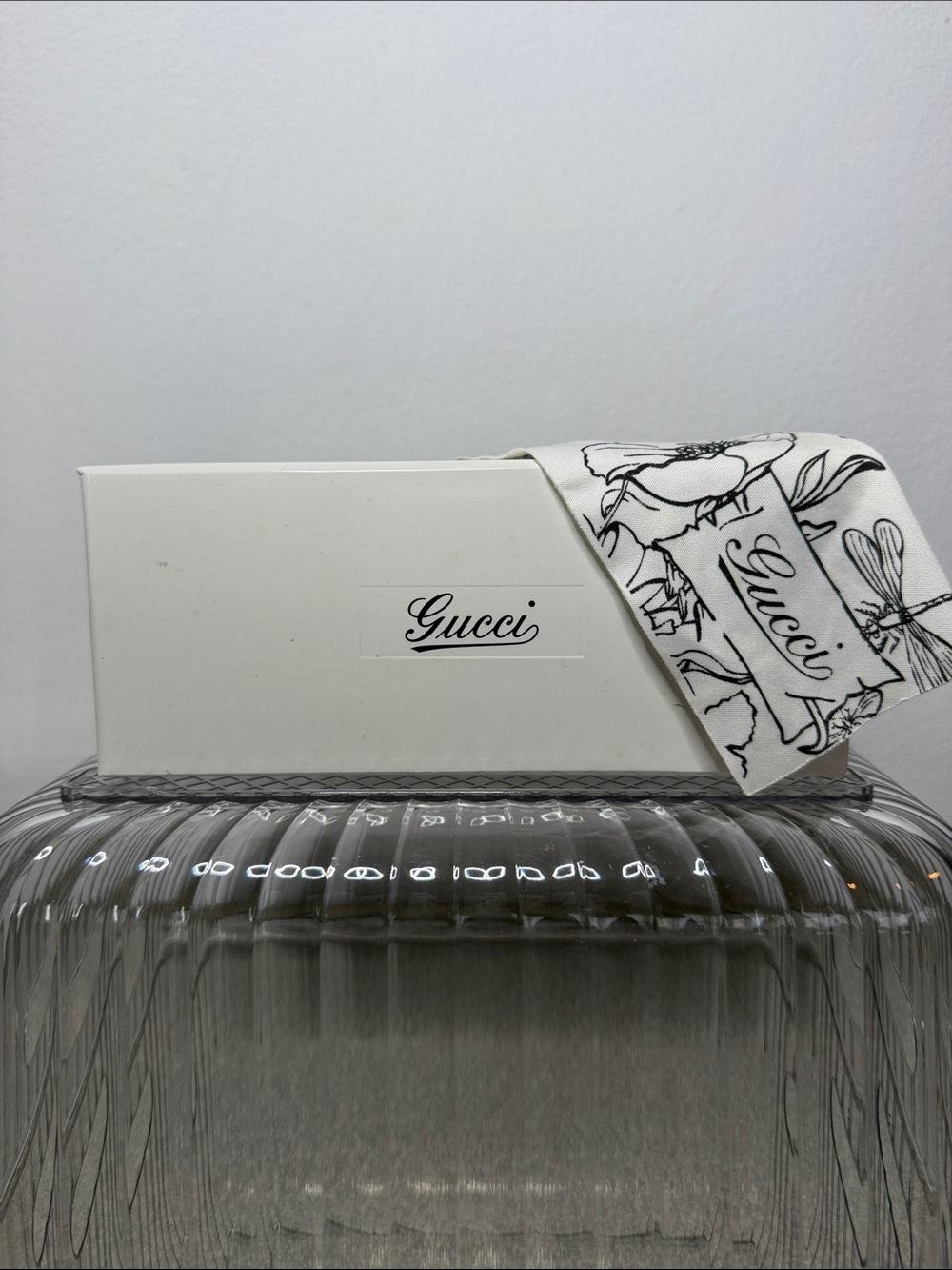 Gucci Sunglass Box and Cleaning Cloth